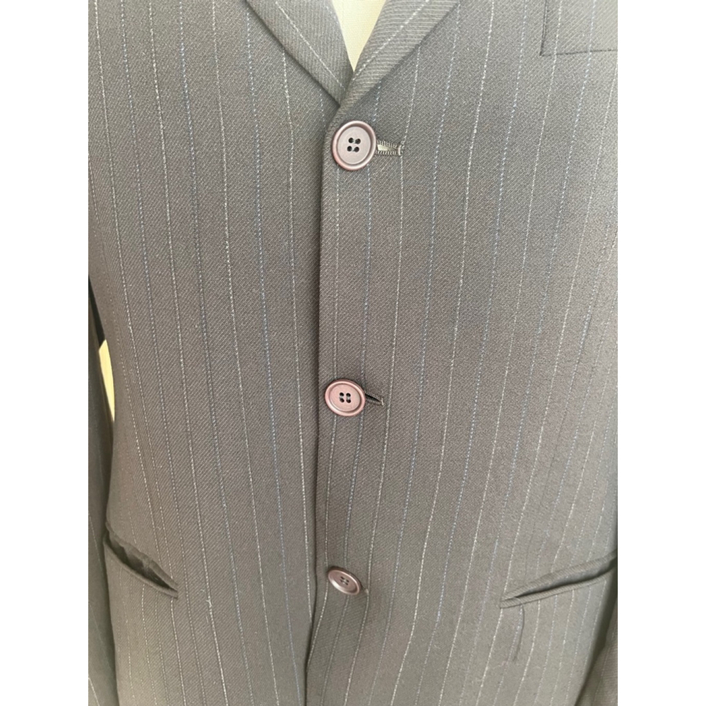 Men's Giorgio Armani Blazer, Black & White PinStriped, Size 40 - Picture 2 of 6